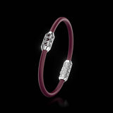 Single Bracelet Amphora, White Gold, 16 Diamonds