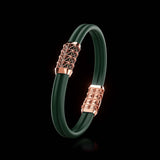 Double Bracelet Gladius, Red Gold