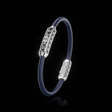 Single Bracelet Amphora, White Gold, 52 Diamonds