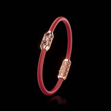 Single Bracelet Amphora, Red Gold, 22 Diamonds
