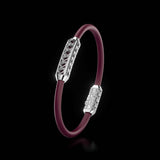 Single Bracelet Amphora, White Gold, 46 Diamonds