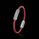 Single Bracelet Amphora, White Gold, 64 Diamonds