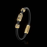 Single Bracelet Amphora, Yellow Gold, 40 Diamonds