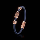 Single Bracelet Amphora, Red Gold, 40 Diamonds
