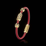 Single Bracelet Amphora, Yellow Gold, 46 Diamonds