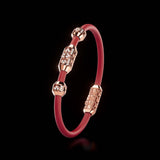 Single Bracelet Amphora, Red Gold, 46 Diamonds