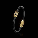 Single Bracelet Amphora, Yellow Gold, 22 Diamonds