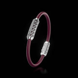 Single Bracelet Amphora, White Gold