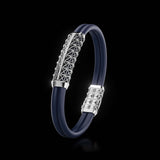 Double Bracelet Gladius, White Gold, 31 Diamonds