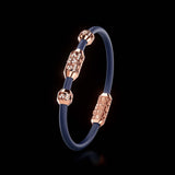 Single Bracelet Amphora, Red Gold, 46 Diamonds