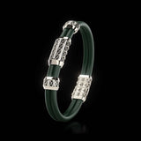 Double Bracelet Gladius, Platinum, 63 Diamonds