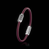 Single Bracelet Amphora, White Gold