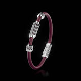 Single Bracelet Gladius, White Gold