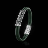 Double Bracelet Gladius, White Gold
