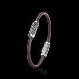Single Bracelet Gladius, White Gold