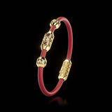 Single Bracelet Amphora, Yellow Gold, 40 Diamonds