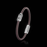 Single Bracelet Amphora, White Gold, 22 Diamonds