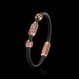 Single Bracelet Amphora, Red Gold, 46 Diamonds