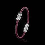 Single Bracelet Amphora, White Gold, 28 Diamonds