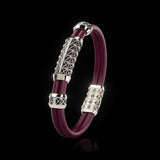 Double Bracelet Gladius, Platinum, 29 Diamonds
