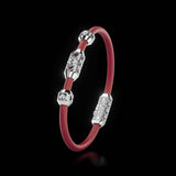 Single Bracelet Amphora, White Gold, 40 Diamonds
