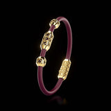 Single Bracelet Amphora, Yellow Gold, 28 Diamonds