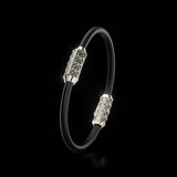 Single Bracelet Gladius, Platinum, 15 Diamonds