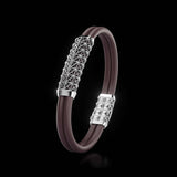 Double Bracelet Gladius, White Gold