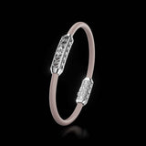 Single Bracelet Amphora, White Gold, 52 Diamonds