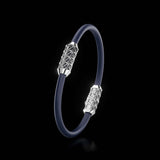 Single Bracelet Gladius, White Gold
