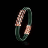 Double Bracelet Gladius, Red Gold, 93 Diamonds