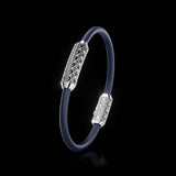 Single Bracelet Amphora, White Gold