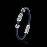 Single Bracelet Amphora, White Gold, 46 Diamonds
