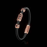 Single Bracelet Amphora, Red Gold, 28 Diamonds