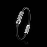 Single Bracelet Amphora, White Gold, 64 Diamonds