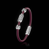 Single Bracelet Amphora, White Gold, 46 Diamonds