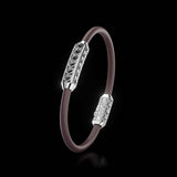 Single Bracelet Amphora, White Gold, 46 Diamonds