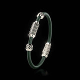 Single Bracelet Gladius, Platinum, 21 Diamonds