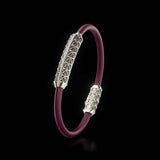 Single Bracelet Gladius, Platinum, 31 Diamonds