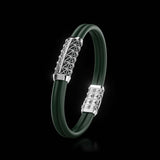 Double Bracelet Gladius, White Gold, 23 Diamonds