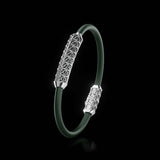 Single Bracelet Gladius, White Gold