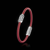 Single Bracelet Amphora, White Gold, 28 Diamonds