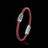 Single Bracelet Amphora, White Gold