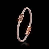 Single Bracelet Amphora, Red Gold, 22 Diamonds