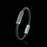 Single Bracelet Gladius, White Gold