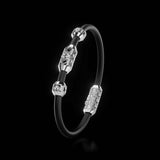 Single Bracelet Amphora, White Gold, 40 Diamonds