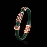 Double Bracelet Gladius, Red Gold, 63 Diamonds