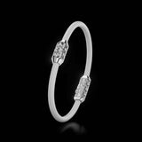 Single Bracelet Amphora, White Gold, 28 Diamonds