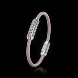 Single Bracelet Amphora, White Gold, 64 Diamonds