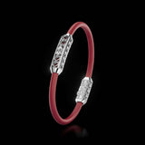 Single Bracelet Amphora, White Gold, 52 Diamonds